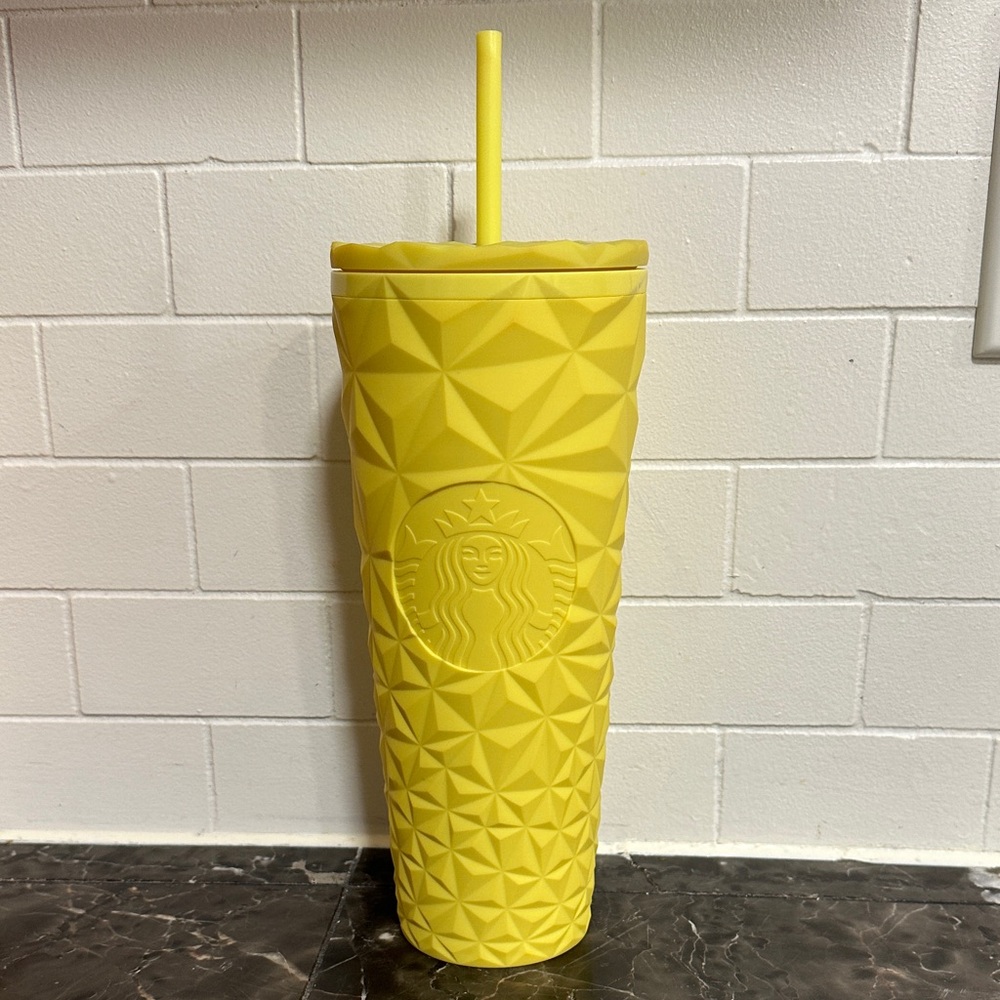 Starbucks Geometric Yellow Tumbler